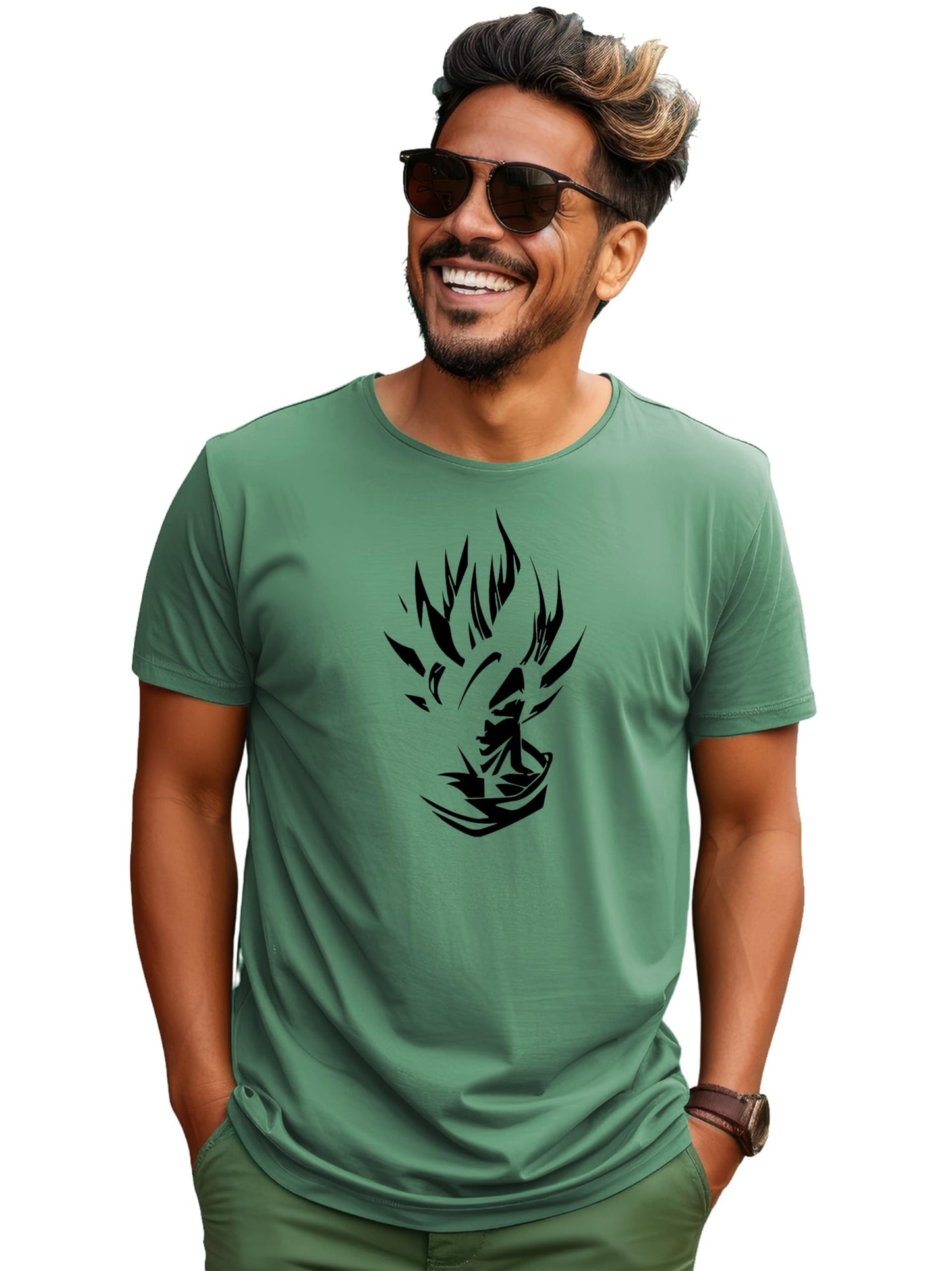 ADRO Tshirt for Men | Printed T Shirt for Men | 100% Cotton T-Shirt |Printed T Shirt | T-Shirts | RN24-GOK