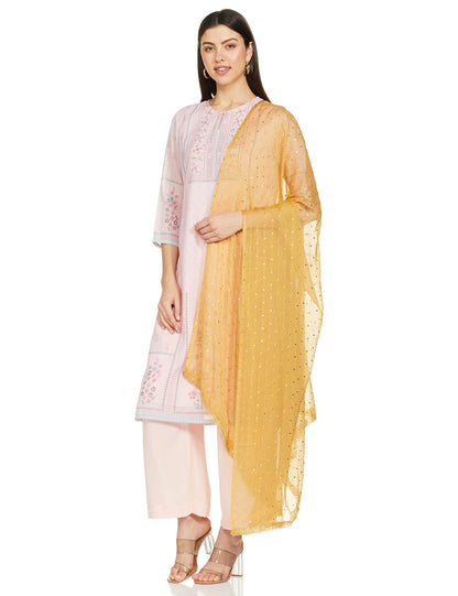 Weavers Villa WomenS Solid Silk Dupatta, 2.25 Mtrs