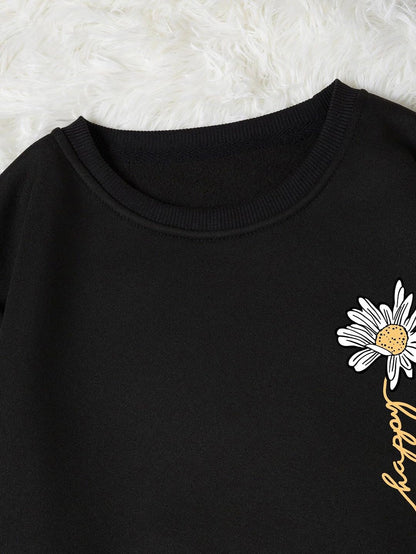 Kotty Women Full Sleeve Round Neck Pinted Sweatshirt