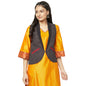 Fabindia Women Nagari Quilted Jacket Cotton_M Black