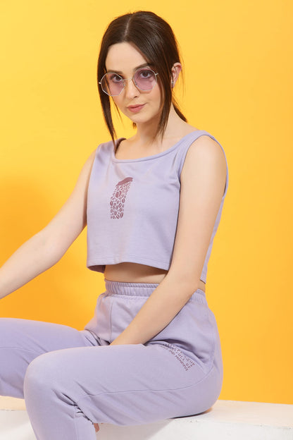 Rigo Printed Waffle Knit Tie & Dye Top And Shorts Co-Ord Set For Women | Half Sleeves & Sleeveless Co-Ords Set For Women | Styli