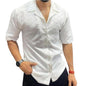 Varni Fashion MenS Popcorn Shirt Classic Fit, Half Sleeve, Regular Collar And Standard Length | Shirt For Men