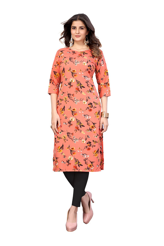 LookMark Women's Crepe Regular Kurta