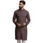 SOJANYA (Since 1958 Men's Pure Cotton Black & Peach Printed Only Long Kurta