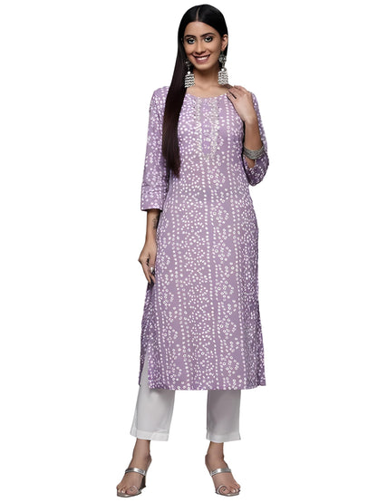 Varanga WomenS Cotton Kurta  Soft, Comfortable, And Stylish Ethnic Wear For Everyday Casual And Semi-Formal Occasions Purple