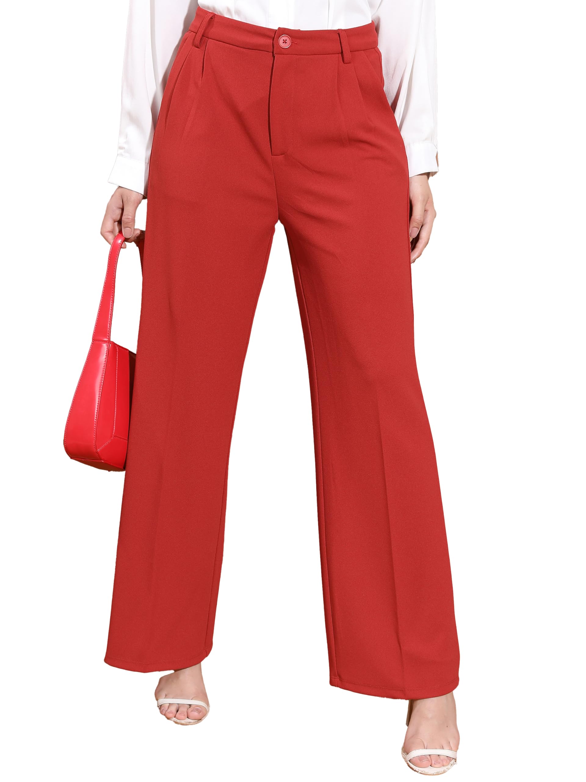 Ketch WomenS Regular Casual Pants (Khpn000008_Red