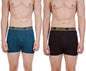 PRAKASAM COTTON -Marlow Mens 100% Pure Combed Cotton Outer Elastic Plain Trunks (Pack of 2)