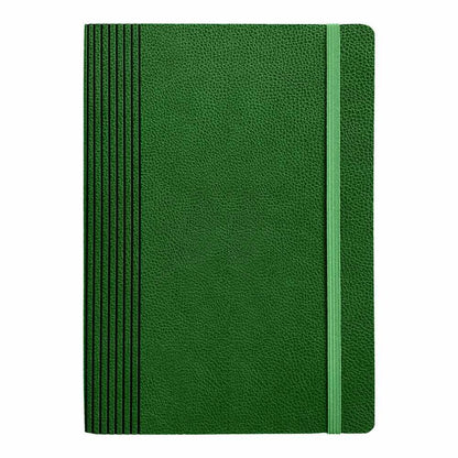 Anupam Sway Lined Journal Notebook, 192 Pages College Ruled Notebook, 80 Gsm Thick Paper, A5 Leather Textured Pu Cover With Desi
