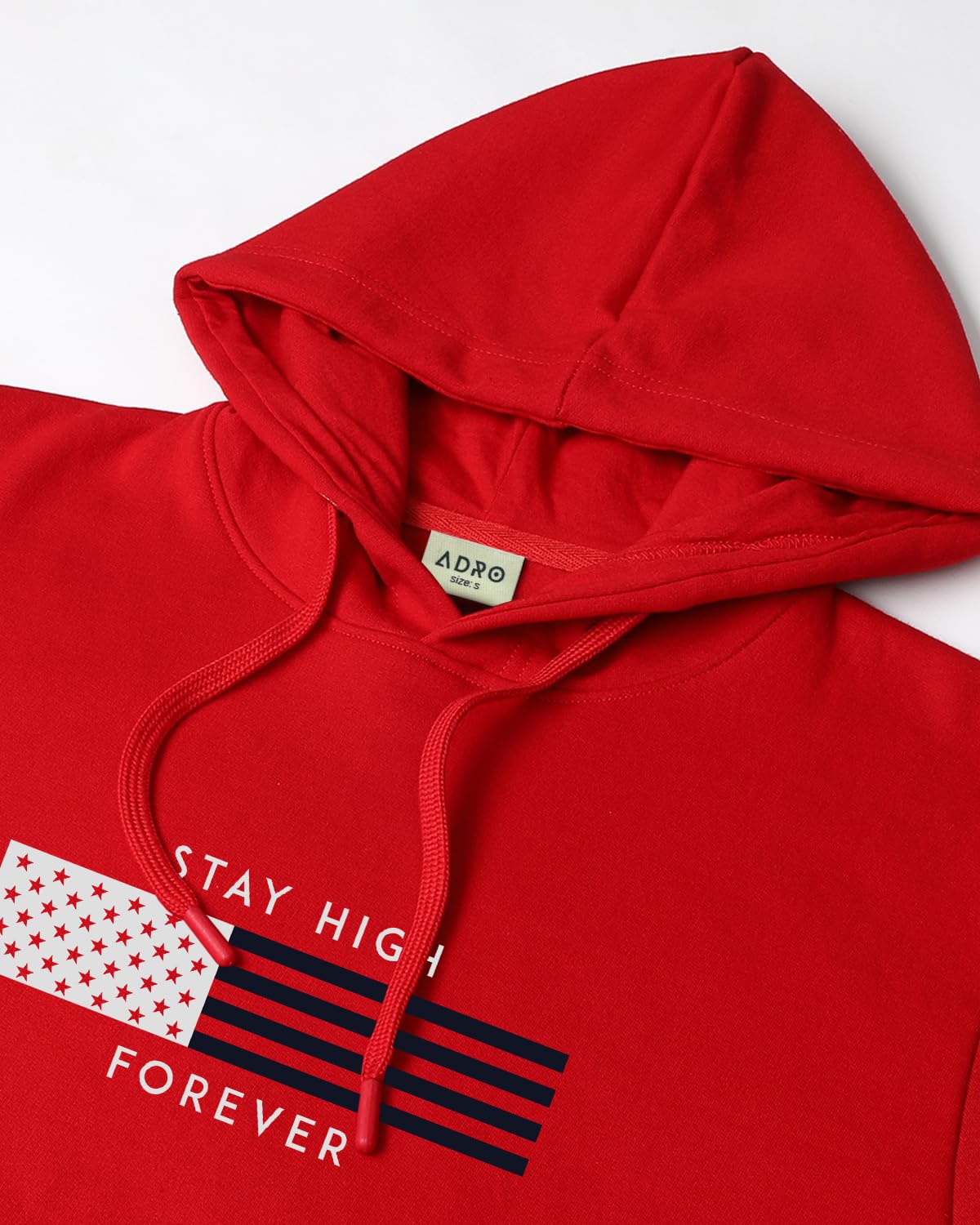 ADRO Hoodies for Men | Printed Hoodie for Men | Cotton Hoodie | Mens Hoodies | Sweatshirt for Men | Hooded Hoodie | H24-FLAG