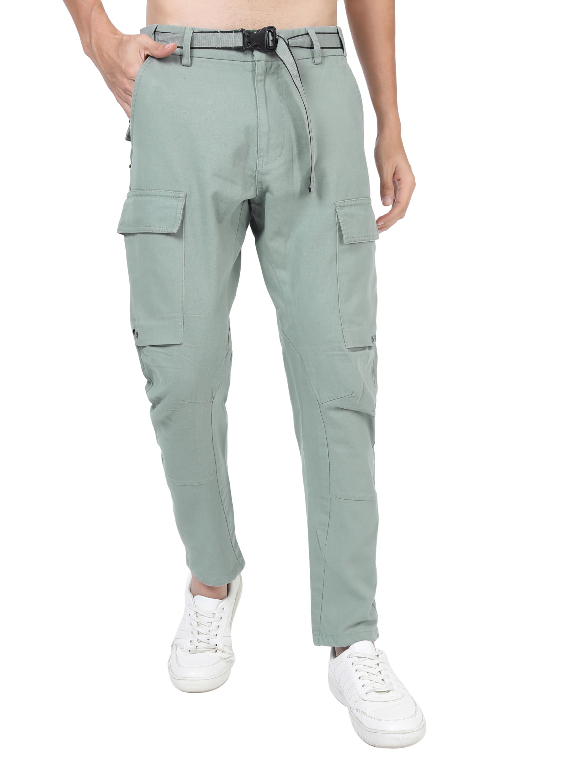 Ketch MenS Relaxed Casual Pants (Khtr000297_Slate Grey