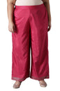 W Shantung Strechable Parallel Pants For Women | Shantung Parallel Pants For Women | Trousers For Women | W For Woman