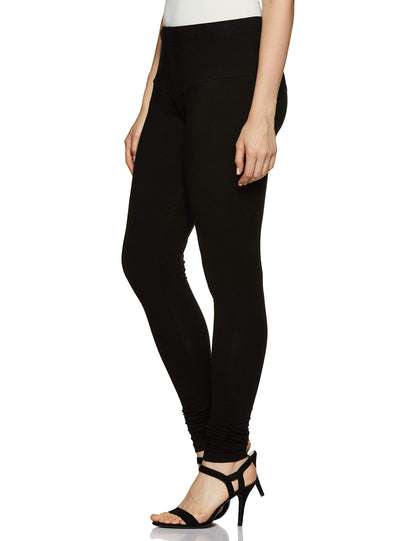 Rupa Softline 4D Cotton Stretch Comfort Churidar Leggings For Women,All-Purpose Fashion For Western, Ethnic, Sporty, And Casual