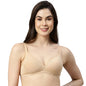 Enamor A039 Perfect Coverage Stretch Cotton T-Shirt Bra- Padded, Wirefree & Medium Coverage Skin