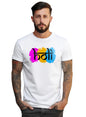 Peppyzone Mens Premium Cotton Happy Holi Printed Tshirt for Men Stylish - Trending T Shirts for Men | T-Shirt for Man | T Shirt