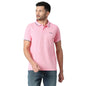 Pepe Jeans Booster Solid Stretch Slub Mel Polo, Pink, L