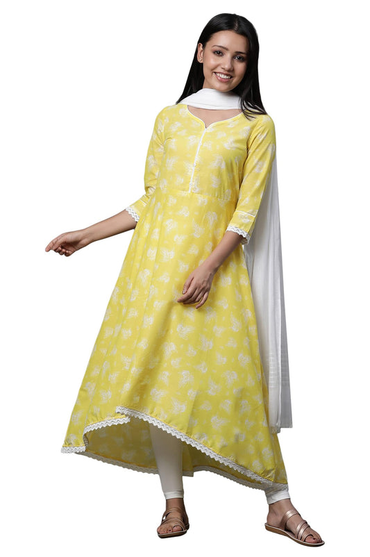Aurelia Cotton Women's Regular Kurta Set