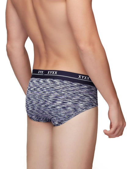 XYXX Mens Underwear Artisto IntelliSoft Antimicrobial Micro Modal Brief Pack of 5 (Yellow & Blue ; Blue & White ; Teal & Black