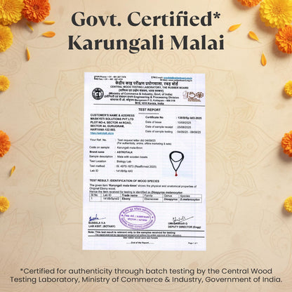 Astrotalk Karungali Malai Original 108 beads for Kids(6mm) | Lord Murugan Blessings & Mangal Dosha Protection | Mala for Peace, Power & Prosperity | Karungali Mala Original for Kids