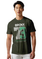 Peppyzone Mens Regular Fit T-Shirt (PZ-N-8372_Olive2