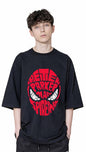 Uniplanet Store MenS Cotton T Shirt With Round Neck Line Half Sleeves Loose Fit Solid Pattern Spiderman Theme And Standard Leng