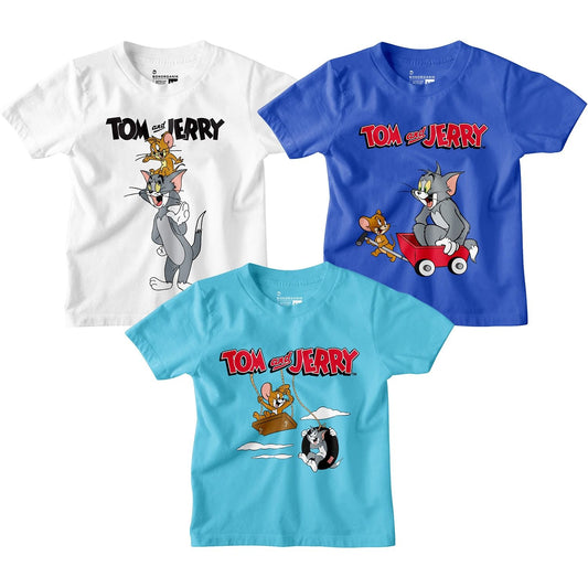 Bon Organik Boys Regular Fit T-Shirt (BON11237_Multi