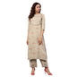 idaLia Women's Printed Rayon Kurta with Palazzo Pants