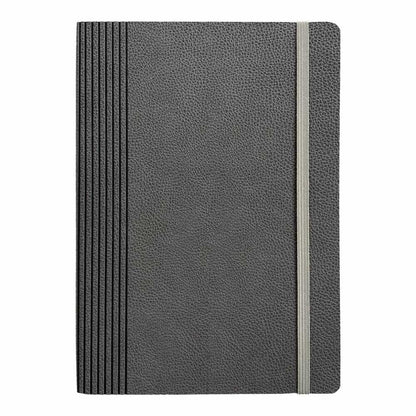 Anupam Sway Lined Journal Notebook, 192 Pages College Ruled Notebook, 80 Gsm Thick Paper, A5 Leather Textured Pu Cover With Desi