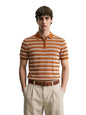 The Indian Garage Co Mens Slim Fit Striped Half Sleeves Polo T-Shirt
