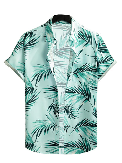 Shasmi Solid Regular Fit Fancy Casual Shirt for Men_Sea Green
