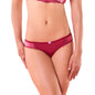Enamor Womens Nylon Modern Solid Bikini Style Underwear (Pack of 1) (P191_Coral Wave