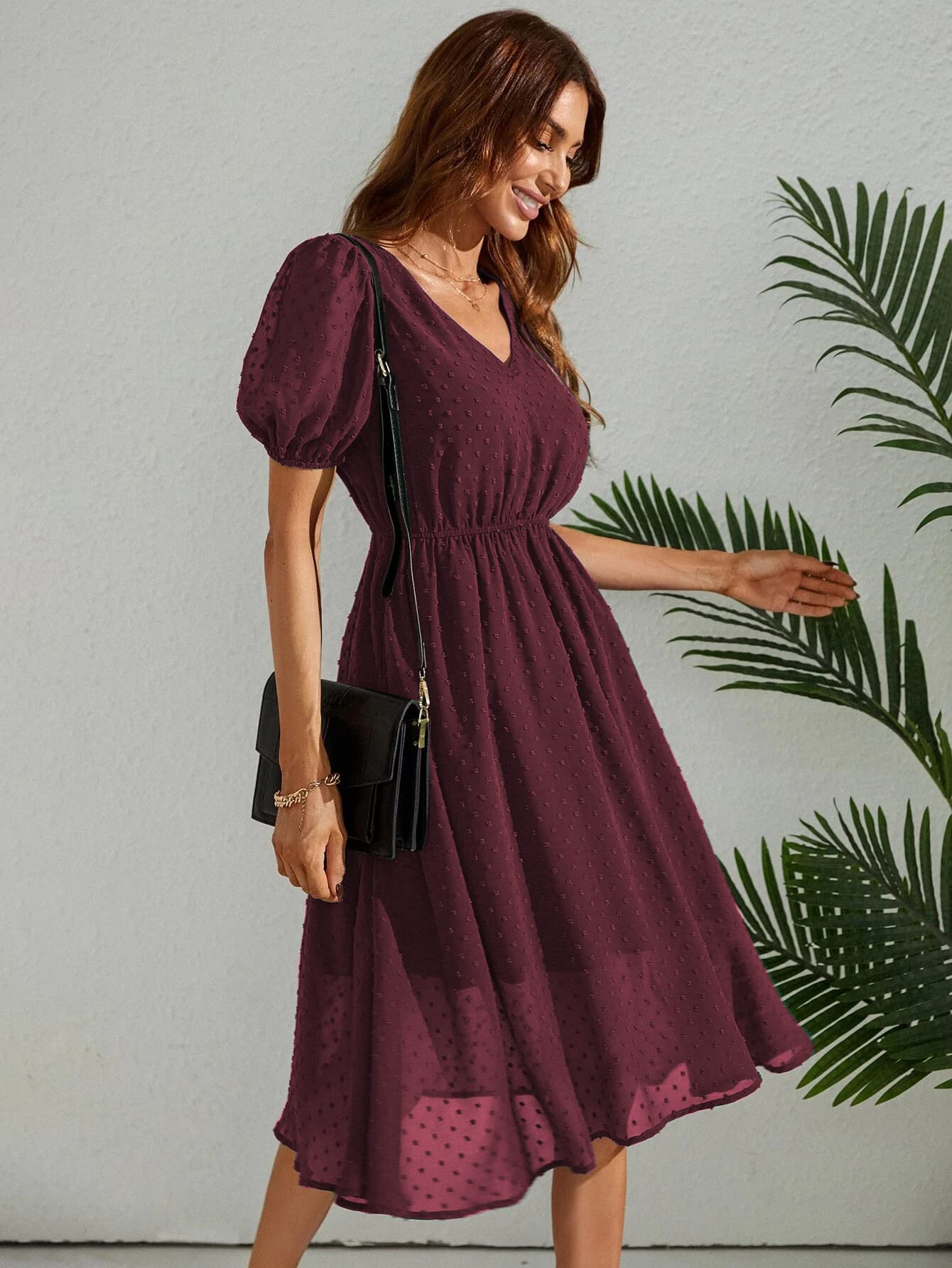 Tagas Women'S Georgette A-Line Standard Standard Length Dress (Op-3210-1)