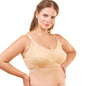 Enamor Innovations Eco-Melange Cotton, Womens Nursing Bra - Sectioned Lift and Support, Non Padded, Wirefree, High Coverage - M