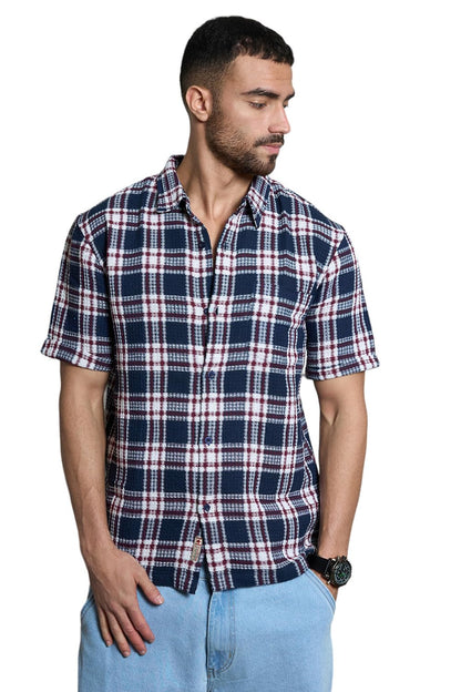 High Star MenS Regular Fit Shirt (Hsmshs2469_Multicolour