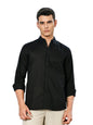 Thomas Scott Mens | Linen Blend | Solid | Button Down Collar | Premium Cotton Linen Blend | Full Sleeve | Casual Shirt for Men
