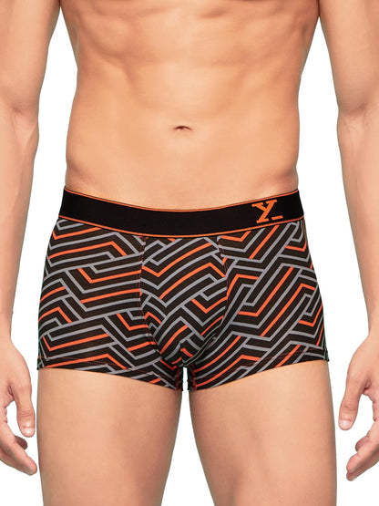 XYXX Mens Cotton Striped (Pack of 3) CR16_Trunk_01_2_3_Red Black Blue Stripes