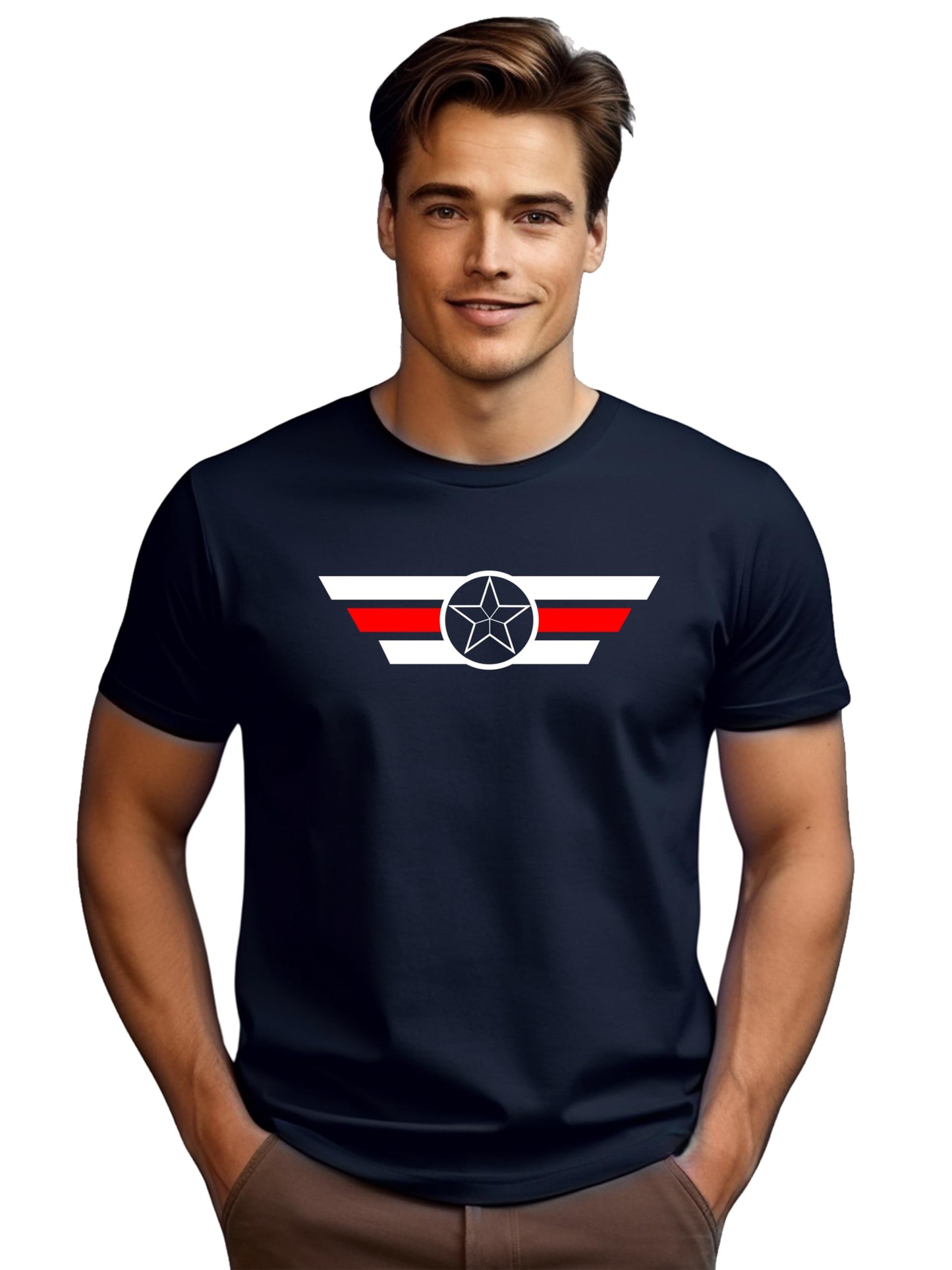 ADRO Tshirt for Men | Printed T Shirt for Men | 100% Cotton T-Shirt |Printed T Shirt | T-Shirts | RN24-CAP-NB