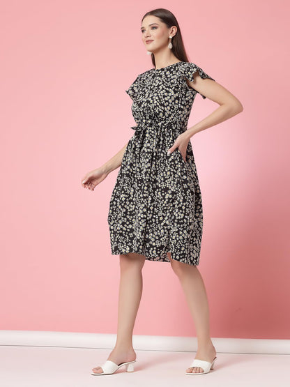 Oomph! WomenS Western & Fusion Wear Western Dresses For Women Black - Md800
