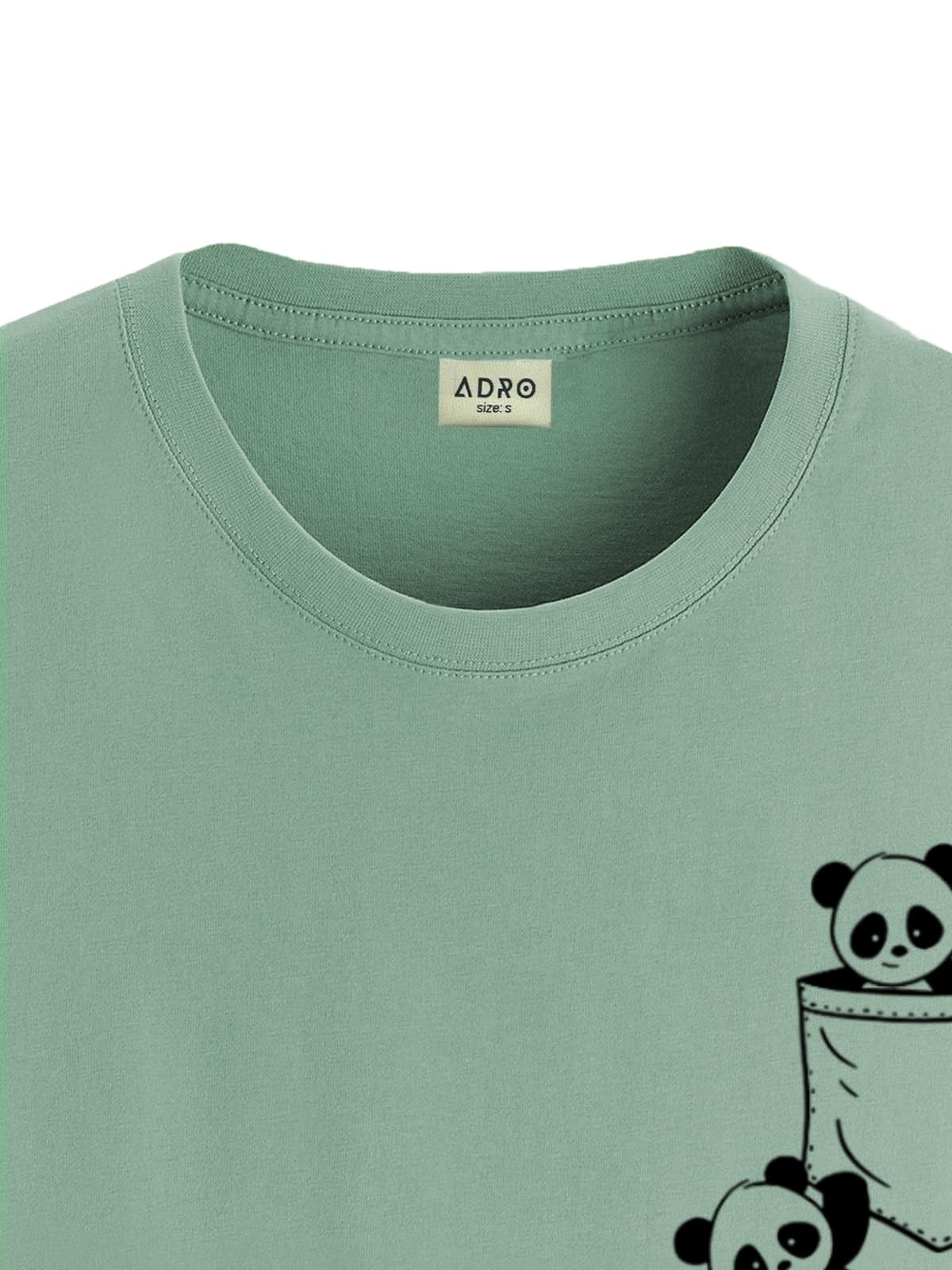 ADRO Tshirt for Men | Printed T Shirt for Men | 100% Cotton T-Shirt |Printed T Shirt | T-Shirts | RN24-POC