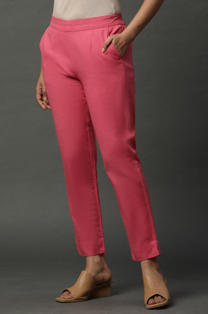 Aurelia Womens Slim Trousers (24FEA60015_Pink