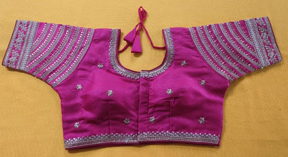 Vihu Fashion WomenS Blouse Readymade Blouse Embroidery Multi Coding Gold Thread Indian Ethnic Designer Stitched WomenS Readyma