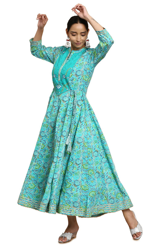 Soch Women's Cotton Printed Regular Kurta
