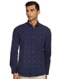 Allen Solly Men Slim Fit Printed Casual Cotton Shirt