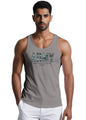 Peppyzone Mens Printed Regular Fit Vest (TT-ArmyP-1092_Grey