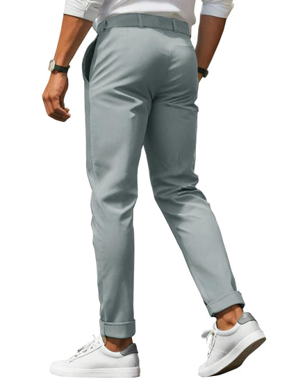 Noble Monk Formal Pants For Men | Stylish Regular Fit MenS Wear Trousers For Office Or Party | Solid Formal Regular Fit Trouser