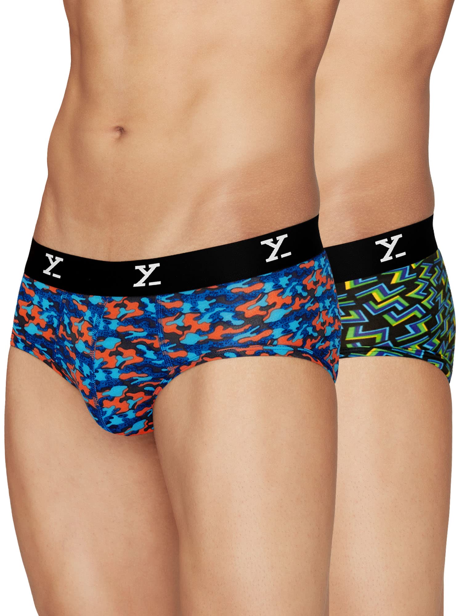 XYXX Mens Micro Modal Briefs - Shuffle Underwear for Men