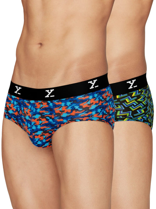 XYXX Mens Micro Modal Briefs - Shuffle Underwear for Men