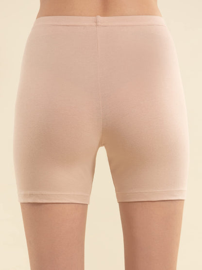 Nykd (Nyp083 Cotton Stretchable Cycling Shorts For Women | High Waist Shorties With Full Coverage & Concealed Waistband | Ideal