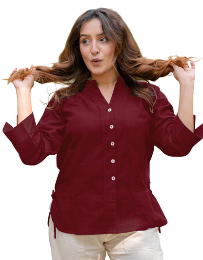 Fabnex Top For Women || Stylish Casual Wester Top (K-191-Teal Blue-Xl)