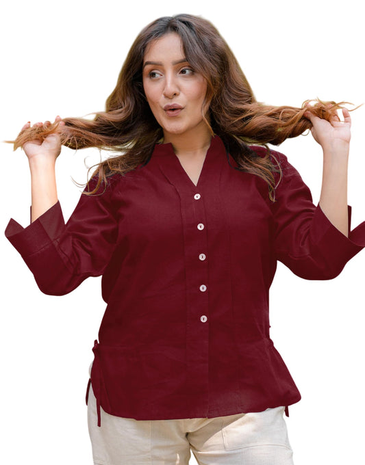 Fabnex Top For Women || Stylish Casual Wester Top (K-191-Teal Blue-Xl)