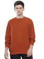 The Indian Garage Co Mens Relaxed Fit Self Design Sweatshirt